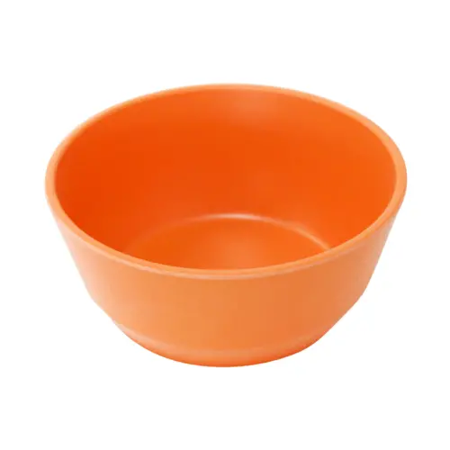 Plato de melamina naranja de 15.2×15.2×6.5cm