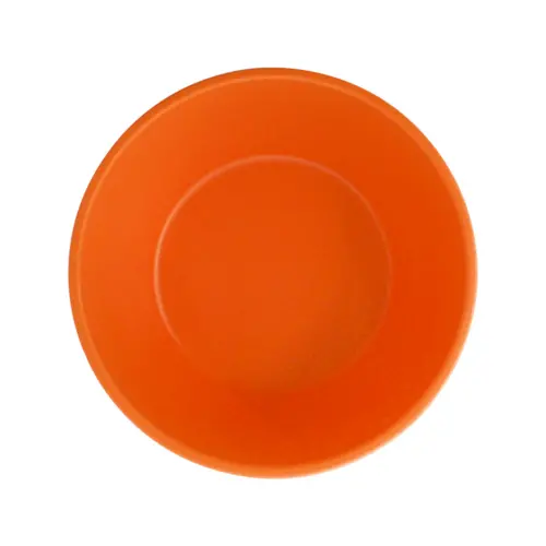 Plato de melamina naranja de 15.2×15.2×6.5cm