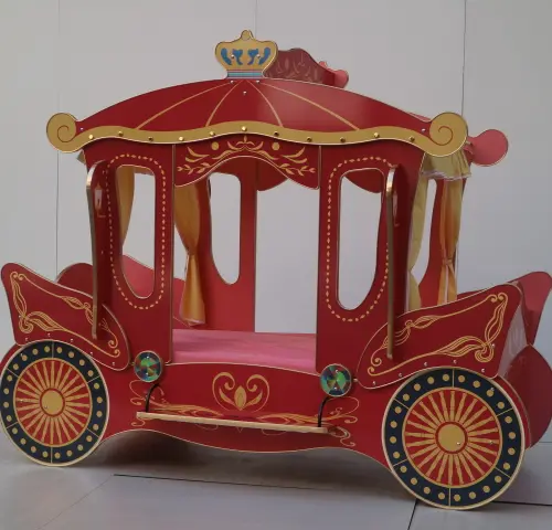 Cama diseño carruaje de princesas de 221x122x176cm