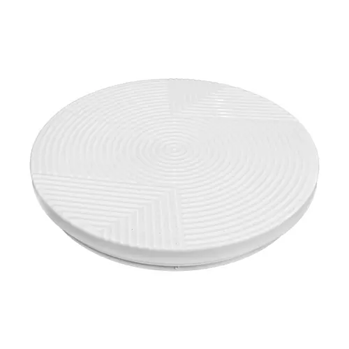 Lámpara de luz led para techo diseño redonda con grecas de 36W de 7x49x49cm