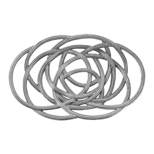 Base de poliresina diseño varas plateado de 28.5×18.5×3.5cm