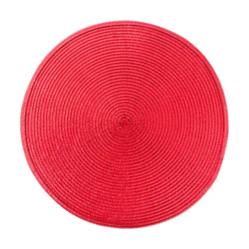 Mantel individual rojo de 36 cm
