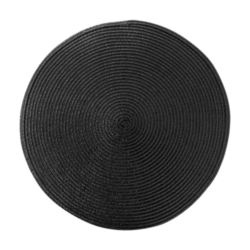 Mantel individual negro de 36 cm
