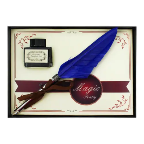 Pluma Estilográfica azul