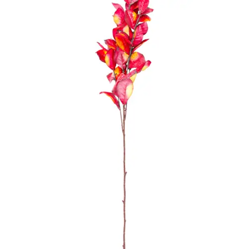 Vara con hojas vino de 18x88x0.1cm