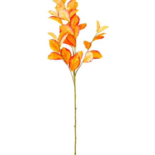 Vara con hojas naranja de 18x88x0.1cm