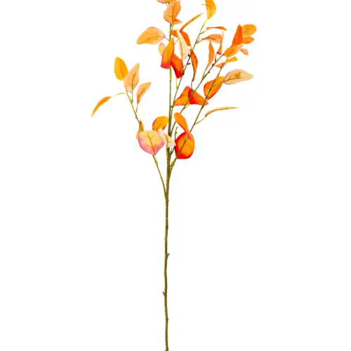 Vara con hojas naranja de 18x88x0.1cm