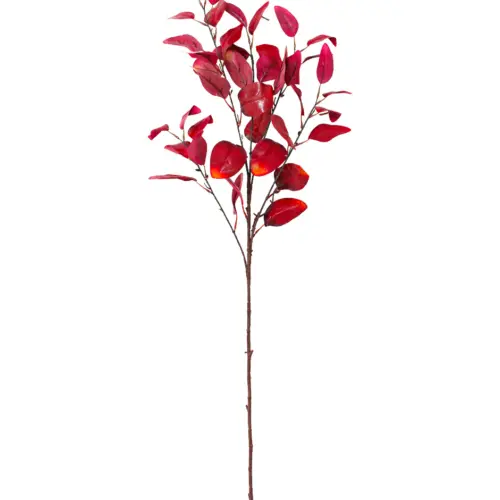 Vara con hojas vino de 18x88x0.1cm