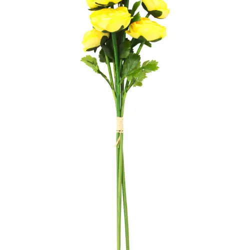 Ramo de flores peonias amarillas de 15x53x0.1cm