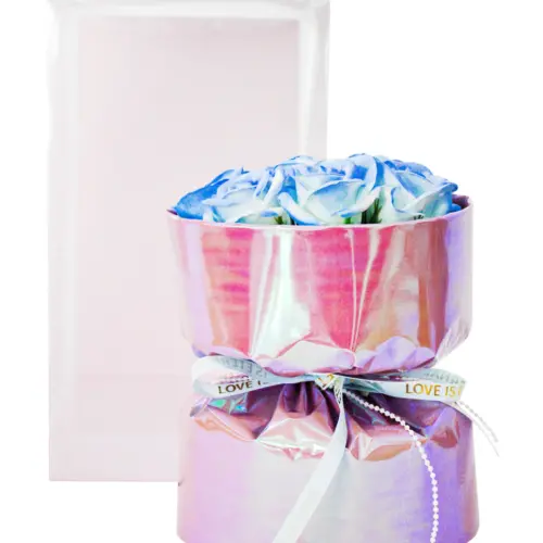 Bouquet de rosas azules