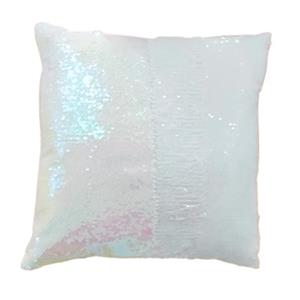 Cojin de lentejuelas iridiscente 40x40cm