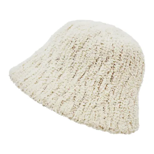 Sombrero de invierno de tela beige de 24.5×24.5x15cm