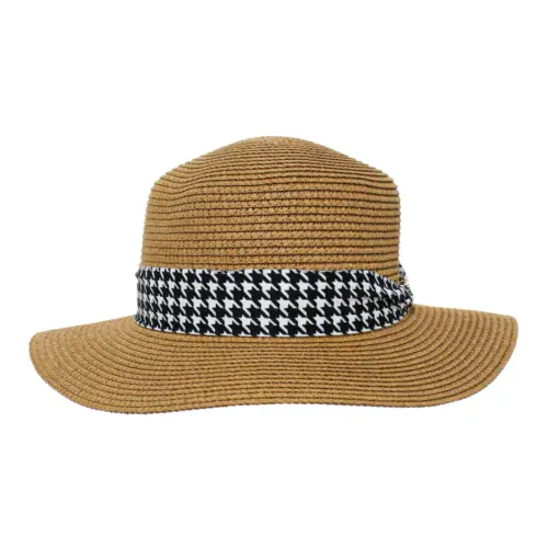 Sombrero de verano caqui de 33x33x9cm