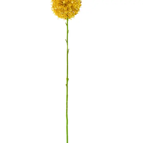 Vara de flor artificial de plástico amarillo de 12x78x0.1cm
