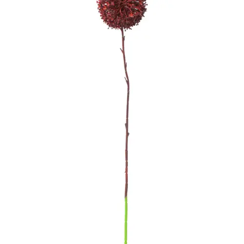 Vara de flor artificial de plástico vino de 12x78x0.1cm