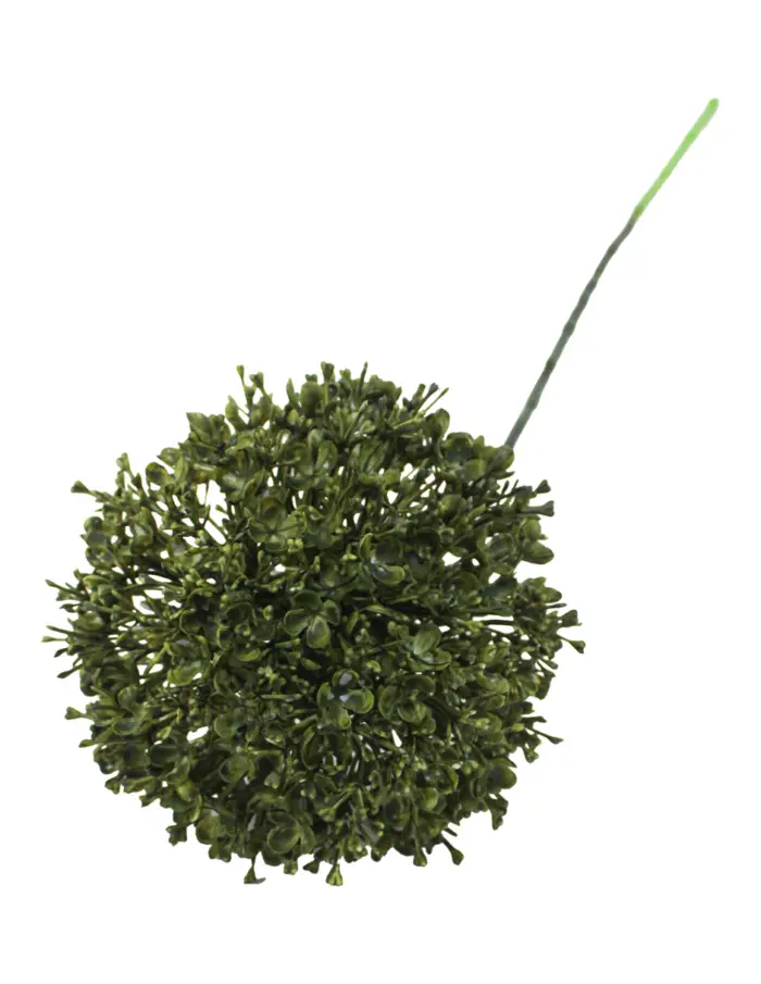 Vara de flor artificial de plástico verde de 12x78x0.1cm - Image 3