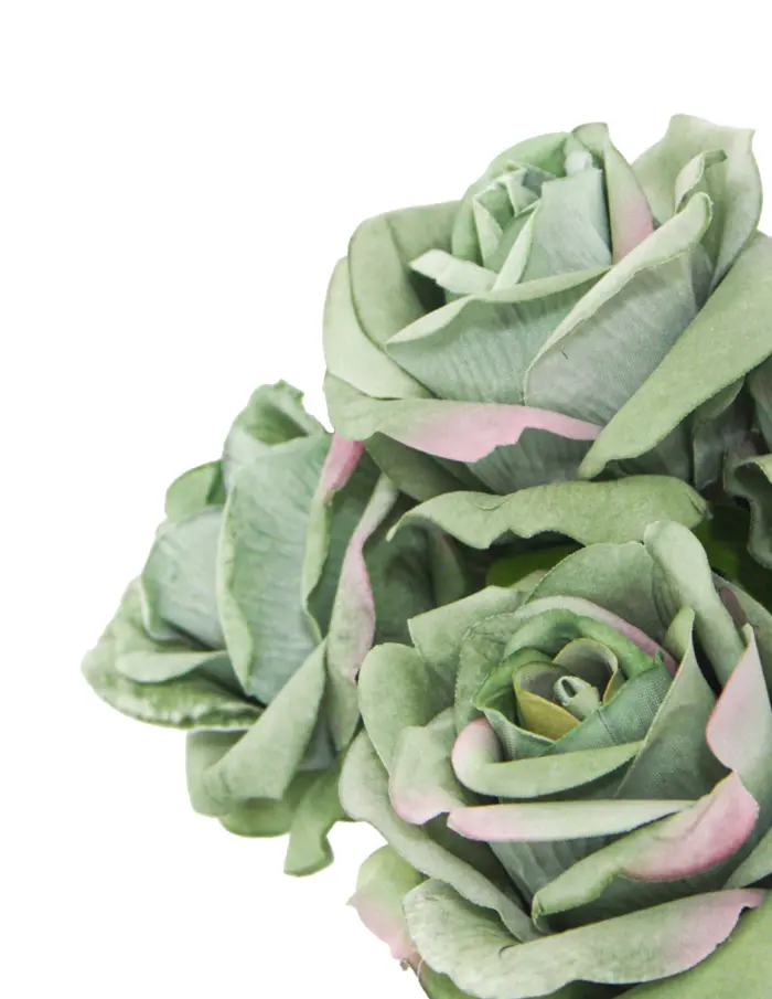 Ramo de rosas artificial verde de 24x43x0.1cm - Image 4