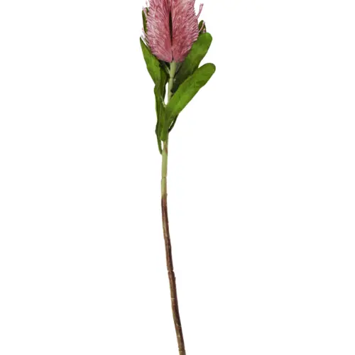 Vara de flor exotica artificial morada de 8x63x0.1cm