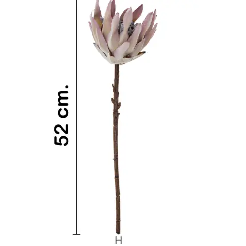 Vara de flor artificial exotica rosa de 15x50x0.1cm