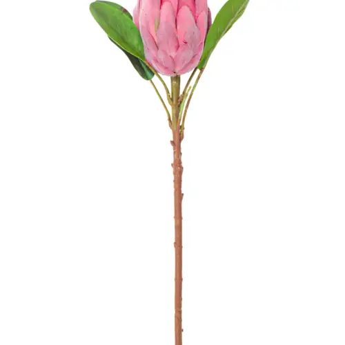 Vara de flor artificial de alcachofa rosa de 16x54x0.1cm