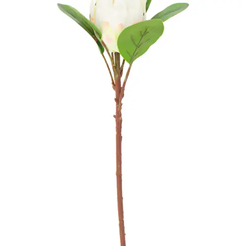 Vara de flor artificial de alcachofa blanca de 16x54x0.1cm