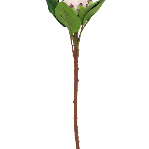 Vara de flor artificial de alcachofa rosa de 7.5x50x0.1cm