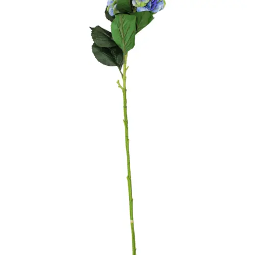 Vara de flores artificiales de hortensias azules de 20x104x0.1cm