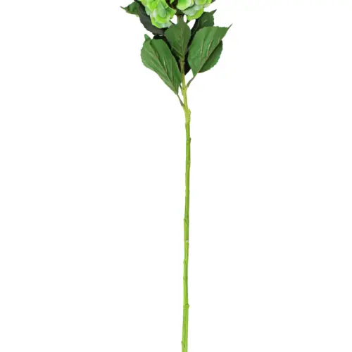 Vara de flores artificiales de hortensias verde de 20x104x0.1cm