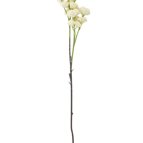 Vara de flor artificial de plastico beige de 17x64x0.1cm