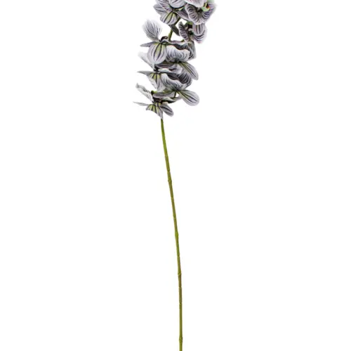 Vara de orquidea artificial jaspeada lila de 16x92x0.1cm