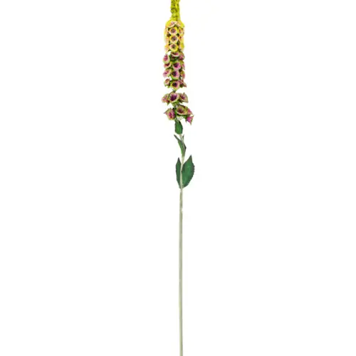 Vara de flor artificial de margarita morada de 5.5×77.5×0.1cm