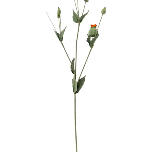 Vara de flores artificiales naranja de 16x78x0.1cm