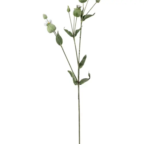 Vara de flores artificiales blancas de 16x78x0.1cm