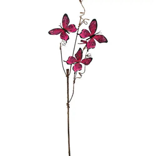 Vara de mariposas artificiales de 30x90x0.1cm