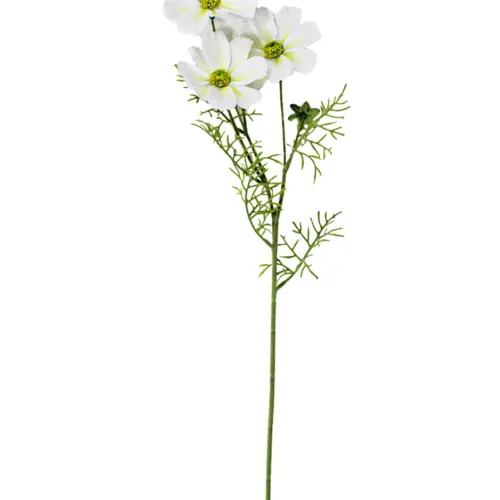 Vara de flores artificiales de margaritas blancas de 20x64x0.1cm