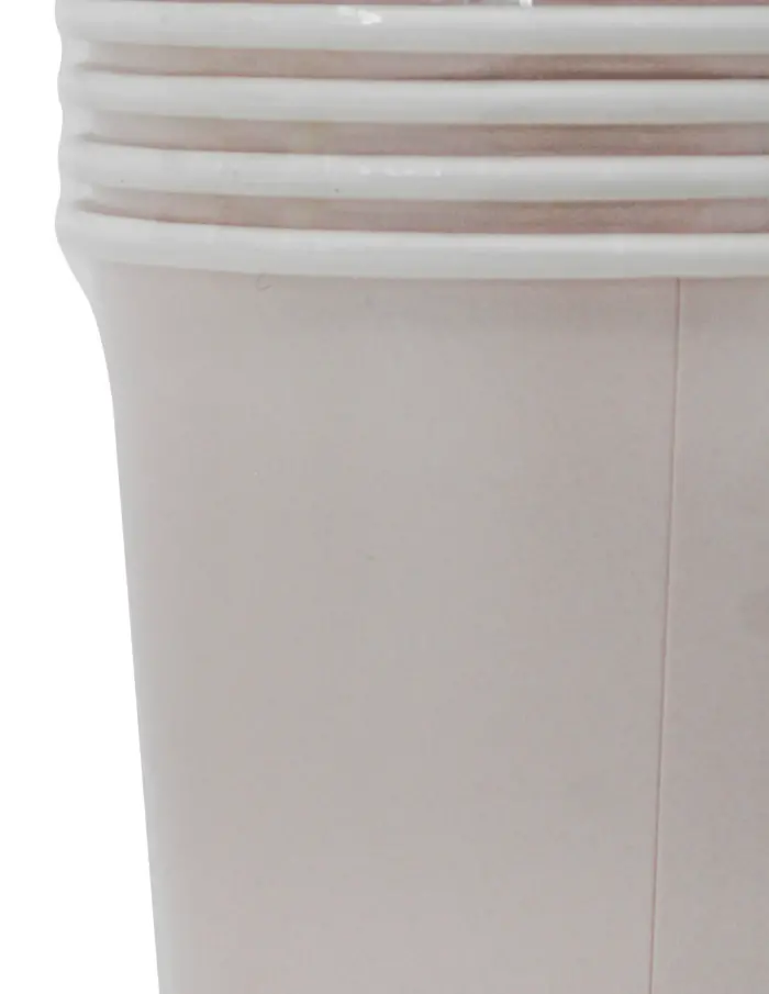 Paquete de 8 vasos desechables rosa de 250ml y 7.5x7.5x13cm - Image 4