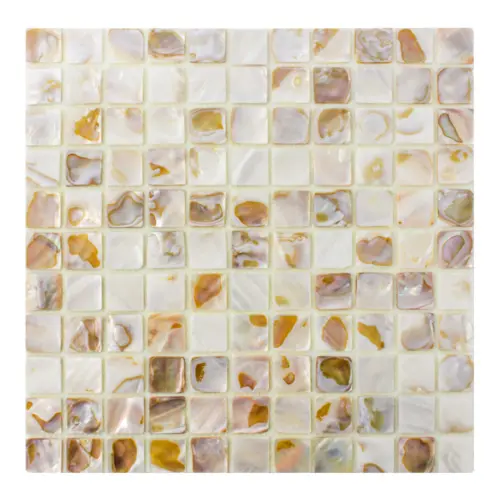 Adhesivo para pared de plastico diseño concha nacarada de 30x30x0.1cm