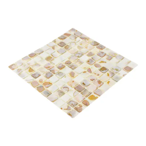 Adhesivo para pared de plastico diseño concha nacarada de 30x30x0.1cm