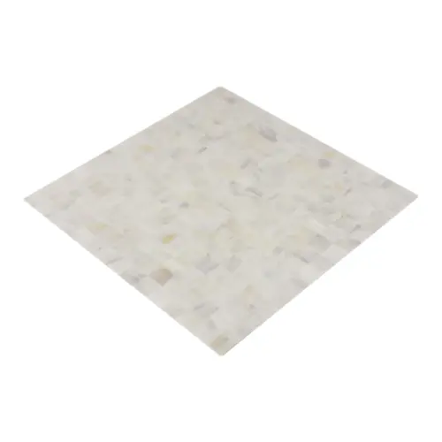 Adhesivo para pared de plastico diseño concha nacarada de 30x30x0.1cm