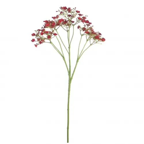 Vara de flores de plastico rojo de 15x20x70cm