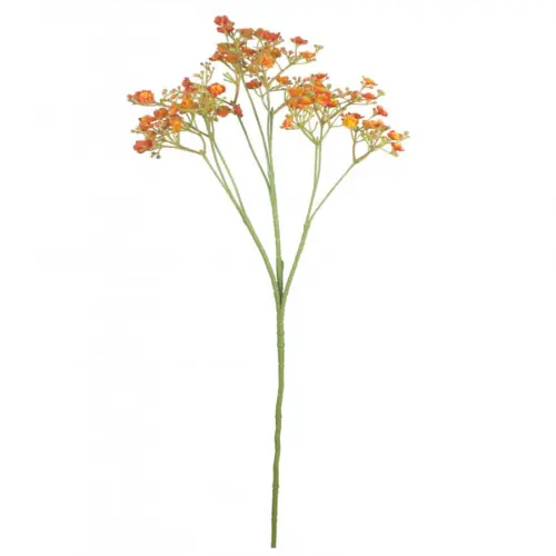 Vara de flores de plastico naranja de 15x20x70cm