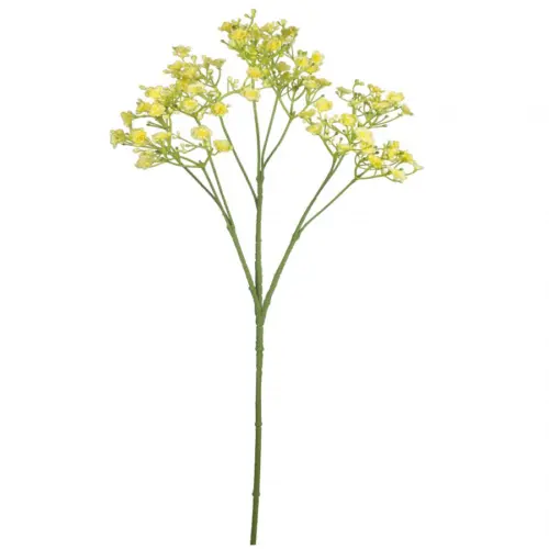 Vara de flores de plastico amarillo de 15x20x70cm