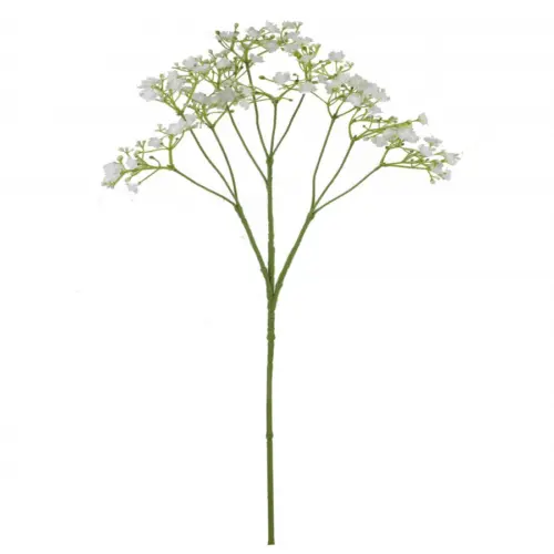 Vara de flores de plastico blanco de 15x20x70cm