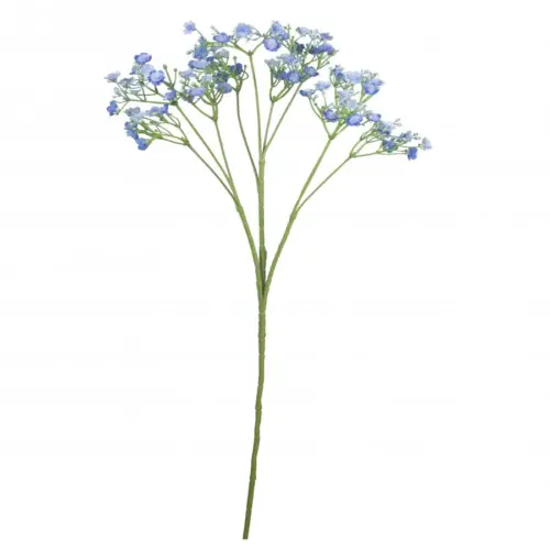 Vara de flores de plastico azul de 15x20x70cm