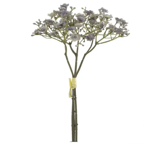 Ramo de flores lila de 13x13x29cm