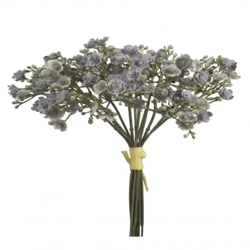 Ramo de flores de plastico lila de 18x18x23cm