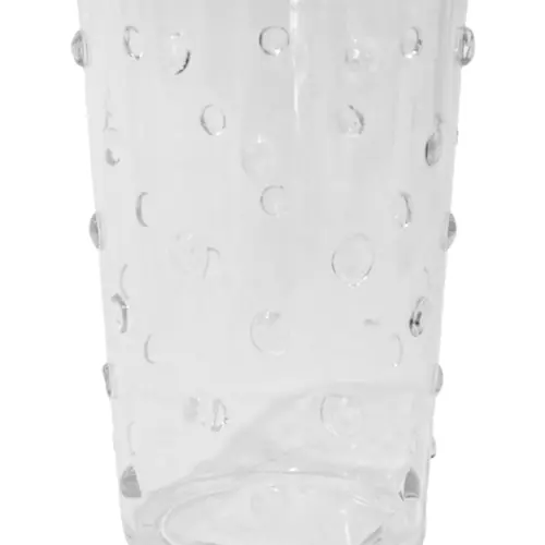 Vaso de acrilico transparente diseño gotas de 14x9cm y 650ml