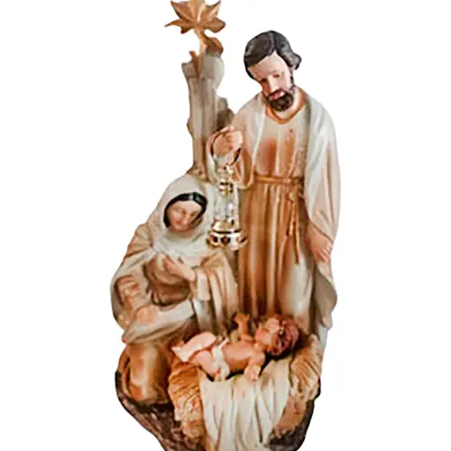 Misterio de poliresina beige de 28.8cm