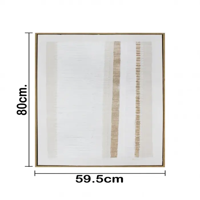 Cuadro con diseño de líneas de 60x80x4.5cm - Image 4