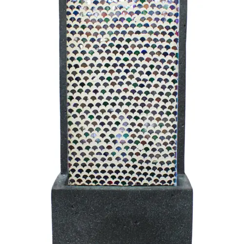Fuente de poliresina con luces mix de 38.5x20x80cm